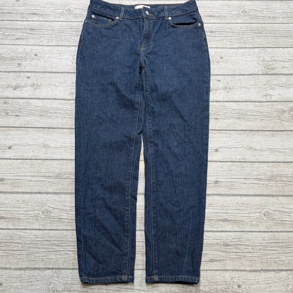 BDG Jeans Women's 28 Blue Dark Wash Mid Rise Skinny Denim Slim Fit Stretch Retro